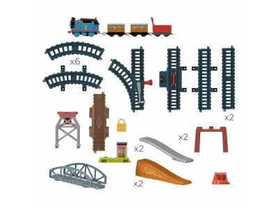 Fisher Price Thomas & Friends 3 in 1 Packpage Pickup Σετ με Τρενάκι HGX64