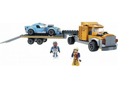 Mattel Mega Bloks Τουβλάκια Hot Wheels Twinduction Hauler Pack 355τμχ GYG66