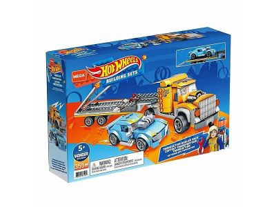 Mattel Mega Bloks Τουβλάκια Hot Wheels Twinduction Hauler Pack 355τμχ GYG66