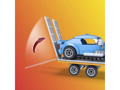 Mattel Mega Bloks Τουβλάκια Hot Wheels Twinduction Hauler Pack 355τμχ GYG66