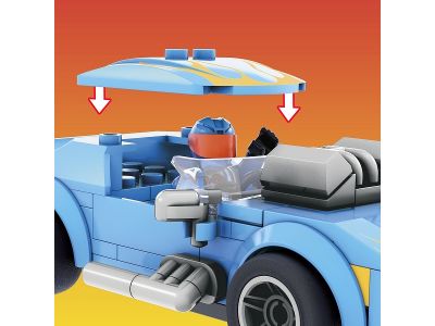 Mattel Mega Bloks Τουβλάκια Hot Wheels Twinduction Hauler Pack 355τμχ GYG66