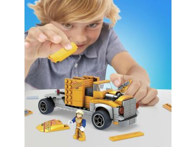 Mattel Mega Bloks Τουβλάκια Hot Wheels Twinduction Hauler Pack 355τμχ GYG66