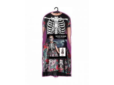 Αποκριάτικη Παιδική Στολή Day Of The Dead 11-14 Ετών(1,30-1,40m) 3-2077