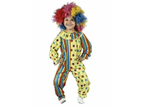 Αποκριάτικη Παιδική Στολή Κλόουν 1-2 Ετών (80-92cm) 3-2007