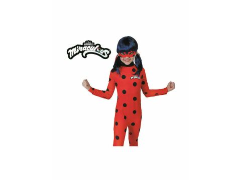 Αποκριάτικη Παιδική Στολή Miraculous Ladybag  3-4 Ετών ( 87cm) 3-2285