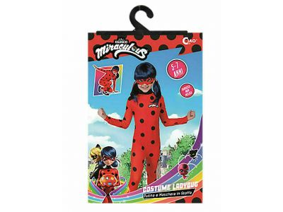 Αποκριάτικη Παιδική Στολή Miraculous Ladybag  3-4 Ετών ( 87cm) 3-2285