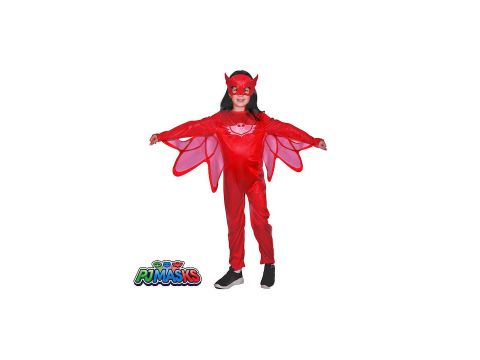 Αποκριάτικη Παιδική Στολή PJ Mask Owlette 3-4 Ετών (89cm) 3-2302