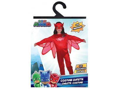 Αποκριάτικη Παιδική Στολή PJ Mask Owlett 2-3 Ετών (80cm) 3-2302