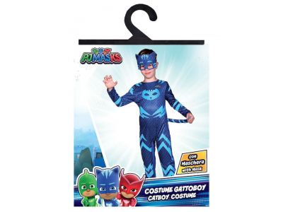 Αποκριάτικη Παιδική Στολή PJ Mask Catboy 5-7 Ετών (110 cm) 3-2301