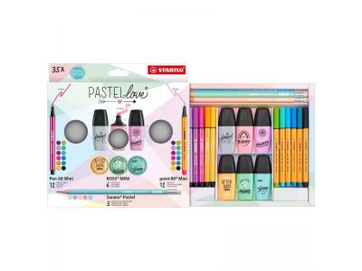 Stabilo Pastellove Σετ μαρκαδόρων 35 τεμάχια 77/5-9