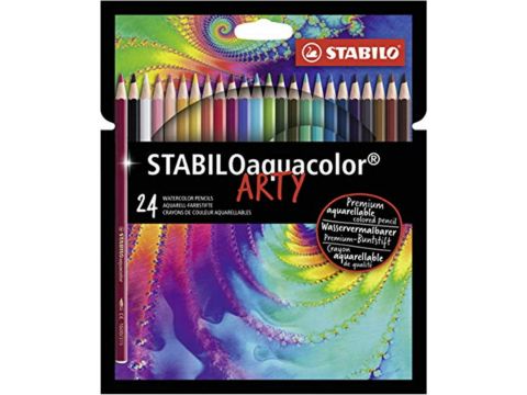 Stabilo Aquacolor Arty Σετ Ξυλομπογιές Ακουαρέλας 24τμχ 1624/1-20