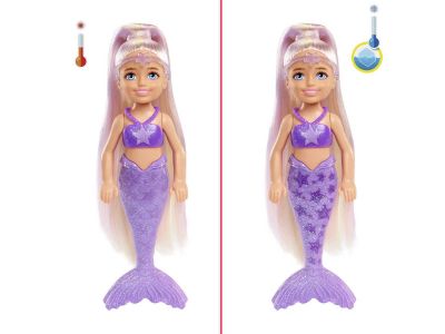 Mattel Κούκλα Barbie Color Reveal Chelsea Mermaid HDN75