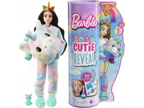 Mattel Κούκλα Barbie Cutie Reveal Μονόκερος HJL58