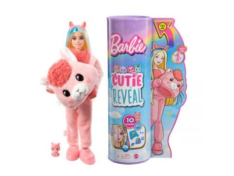 Mattel Κούκλα Barbie Cutie Reveal Λάμα HJL60