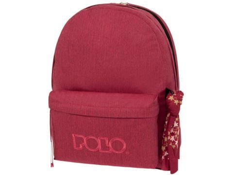 Polo Σακίδιο Πλάτης Original Double Scarf 2023 Μπορντώ 9-01-235-4200 Polo Σακίδιο Πλάτης Original Double Scarf 2023 Μπορντώ 9-01-235-4200