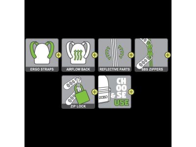 Polo Σακίδιο Πλάτης Original Double Scarf 2025 Μαύρο 901235-2033