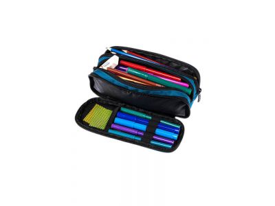 Polo Box Pencil Case Triple με 3 Θήκες Μπλε 2024 937005-5401