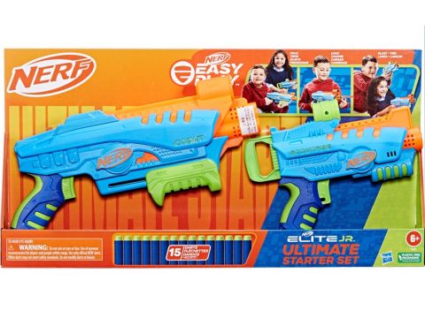 Hasbro Nerf Elite Junior Ultimate Starter Set F6369 Hasbro Nerf Elite Junior Ultimate Starter Set F6369