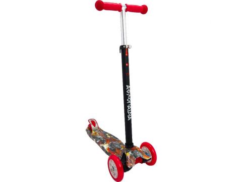 Αθλοπαιδιά Πατίνι Scooter τρίτροχο με Φωτιζόμενα Ροδάκια 002.61210/17