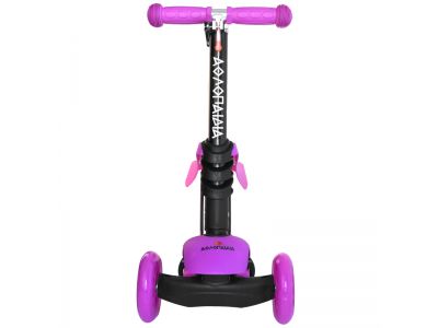 Αθλοπαιδιά Πατίνι Scooter τρίτροχο με Κάθισμα Φούξια 61211