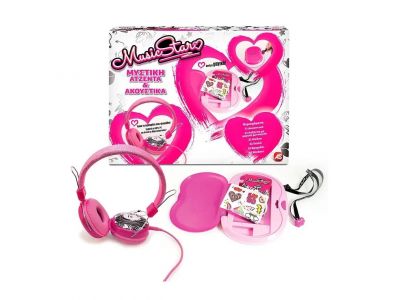 As company Music Star Μυστική Ατζέντα Και Ακουστικά Για 3+ Χρονών 1500-15732