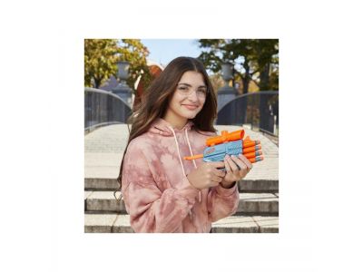 Hasbro Nerf Elite 2.0 Prospect Qs-4 Blaster, 8 Official Nerf Elite Darts, 4-Dart Blasting, Nonremovable Targeting Scope F4190