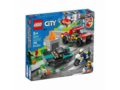 Lego City Fire Rescue Police Chase 60319