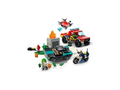 Lego City Fire Rescue Police Chase 60319
