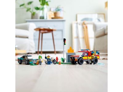 Lego City Fire Rescue Police Chase 60319