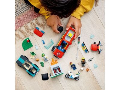 Lego City Fire Rescue Police Chase 60319