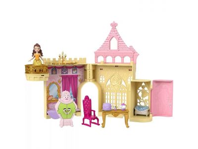 Mattel Disney Princess Μίνι Κούκλες- Το Παλάτι Της Πεντάμορφης HLW94