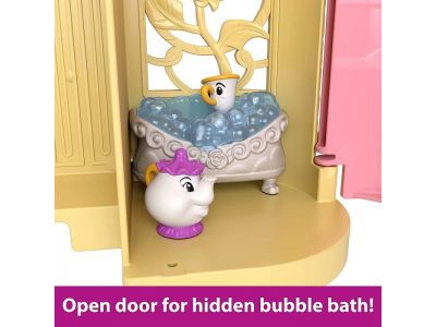 Mattel Disney Princess Μίνι Κούκλες- Το Παλάτι Της Πεντάμορφης HLW94