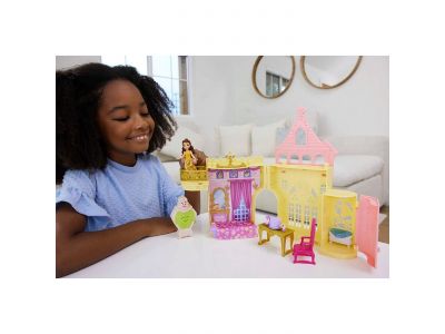 Mattel Disney Princess Μίνι Κούκλες- Το Παλάτι Της Πεντάμορφης HLW94