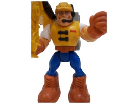 FISHER PRICE RESCUE HEROES  JACK HAMMER CONSTRUCTION EXPERT