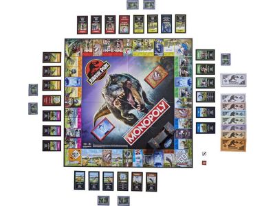 Hasbro Monopoly Jurassic Park Edition για 2-6 Παίκτες 8+ Ετών F1662