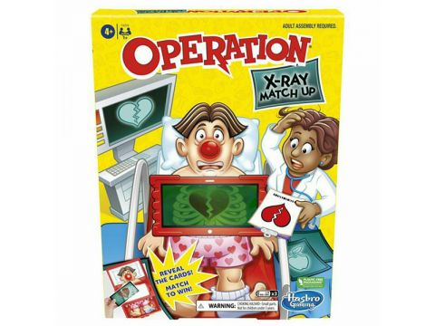 Hasbro Επιτραπέζιο Παιχνίδι Μικροί Γιατροί Operation X για 1+ Παίκτες 4+ Ετών F4259