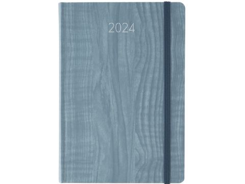 Λιναρδάτος Ημερολόγιο Ατζέντα 2024 Ημερήσιο Natura_Α 14x21cm Γαλάζιο 42093