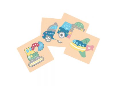 Skag Εκπαιδευτικό Παιχνίδι Παιδικό Puzzle Αυτοκίνητα από Ξύλο για 1+ Ετών 299664