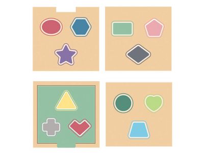 Skag Εκπαιδευτικό Παιχνίδι Κύβος Ταξινόμησης από Ξύλο για 1,5+ Ετών 299589