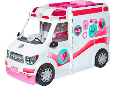 Mattel Barbie Κινητό Ιατρείο - Ασθενοφόρο FRM19