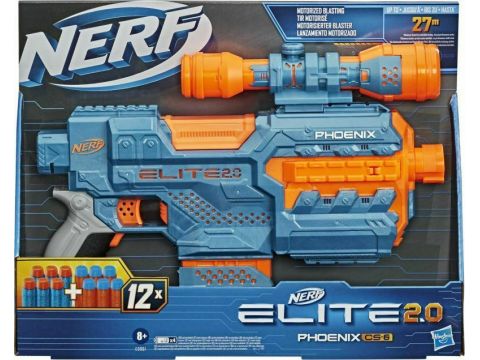 Hasbro Nerf Elite 2.0 Phoenix Cs-6 Με 12 Βελάκια, 6-Βελάκια E9961