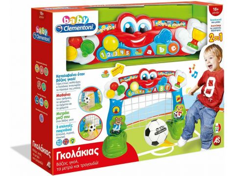 Baby Clementoni Baby Βρεφικό Εκπαιδευτικό Γκολάκιας Για 18+ Μηνών 1000-63511