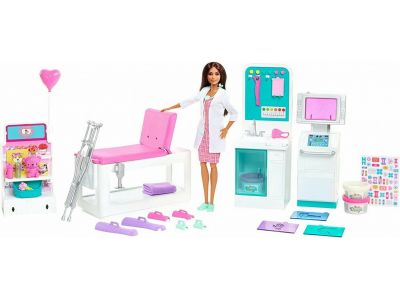 Mattel Barbie - Κλινική με Κούκλα για 4+ Ετών 30εκ. GTN61