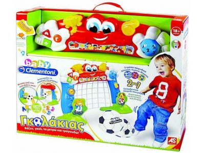 Baby Clementoni Baby Βρεφικό Εκπαιδευτικό Γκολάκιας Για 18+ Μηνών 1000-63511