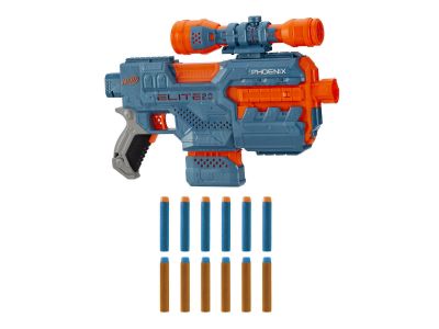 Hasbro Nerf Elite 2.0 Phoenix Cs-6 Με 12 Βελάκια, 6-Βελάκια E9961