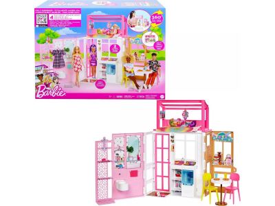 Mattel Barbie Playset Σπιτάκι - Βαλιτσάκι HCD47