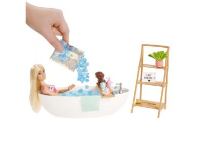 Mattel Barbie Κούκλα Wellness - Τζακούζι HKT92