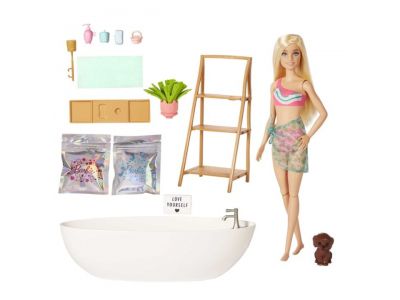 Mattel Barbie Κούκλα Wellness - Τζακούζι HKT92