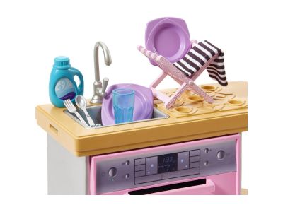 Mattel Barbie Έπιπλα Dishwasher Theme HJV32 / HJV34