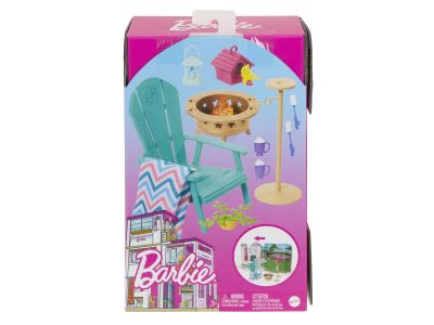 Mattel Barbie Έπιπλα Backyard Patio HJV32 / HJV33